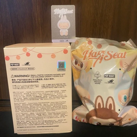 COPY - Pop Mart Labubu The Monsters Have a Seat ZIZI Vinyl Plush - Picture 3 of 6